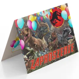 zaproszenie-t-rex-raptory-dinozaury-na-urodziny-dziecka-koperta-gratis