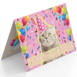 zaproszenie-koty-na-urodziny-dziecka-koperta-gratis