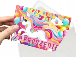 zaproszenie-jednorozec-teczowy-rozowy-na-urodziny-dziecka-koperta-gratis