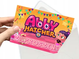 zaproszenie-abby-hatcher-s-fuzzly-fun-na-urodziny-dziecka-koperta-gratis
