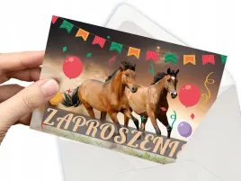 zaproszenie-konie-na-urodziny-dziecka-koperta-gratis