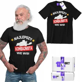 prezent-dla-rolnika-koszulka-najlepszy-kombajnista-we-wsi-nadruk-tshirt