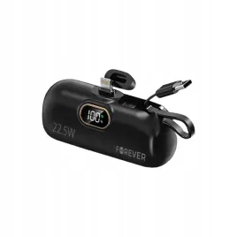 forever-mini-power-bank-mtb-100-22-5w-5000-mah-lightning-czarny