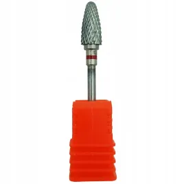 frez-karbidowy-stozek-do-stylizacji-paznokci-kolor-czerwony-manicure