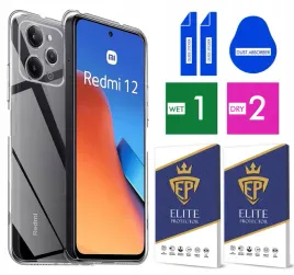 etui-do-xiaomi-redmi-12-4g-dopasowane-przezroczyste-szklo-oryginalne