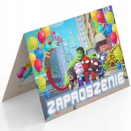 zaproszenie-spidey-i-super-kumple-na-urodziny-dziecka-koperta-gratis
