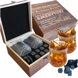 pudelko-zestaw-kamieni-do-whisky-2-szklanki-prezent-dla-emeryta-emerytura