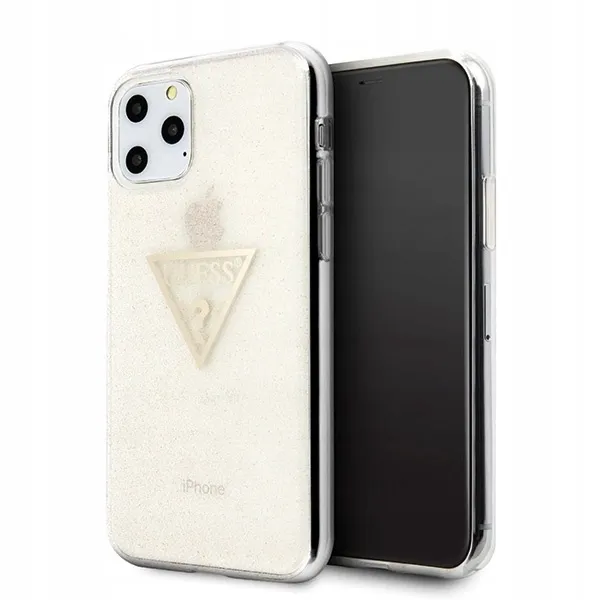 etui-guess-glitter-triangle-na-iphone-11-pro-zlote-stan-nowy