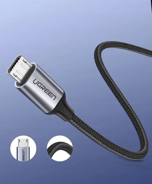 kabel-ugreen-us290-60146-usb-a-micro-usb-2-4a-1m-szary-kod-producenta-60146