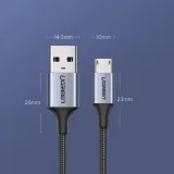 kabel-ugreen-us290-60146-usb-a-micro-usb-2-4a-1m-szary-stan-nowy-dlugosc-przewodu-1-m