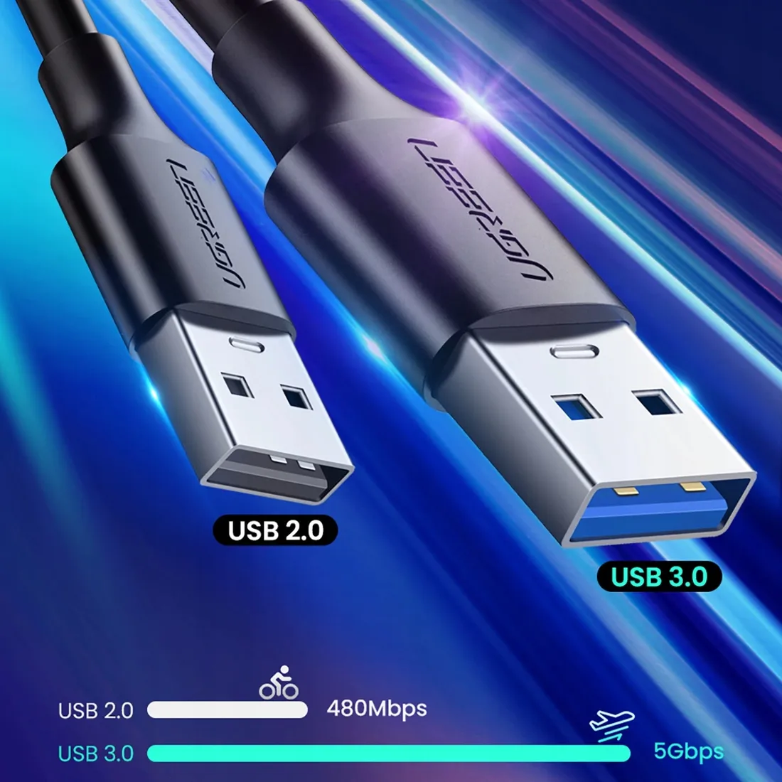 kabel-ugreen-us184-20883-usb-a-3-0-usb-c-3a-1-5m