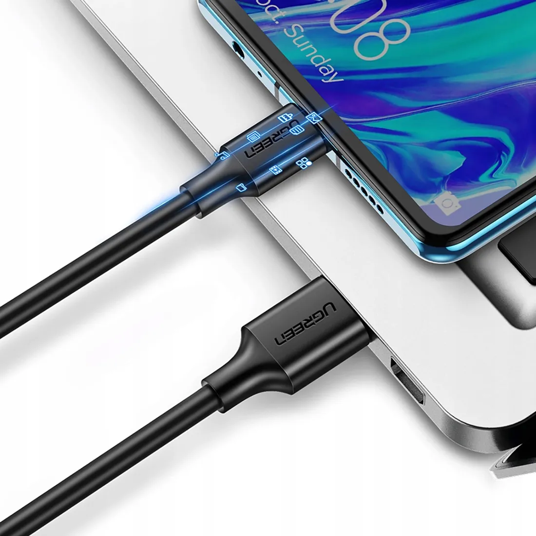 kabel-ugreen-us184-20883-usb-a-3-0-usb-c-3a-1-5m