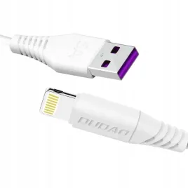 dudao-przewod-kabel-usb-lightning-5a-1m-bialy-l2l-1m-white