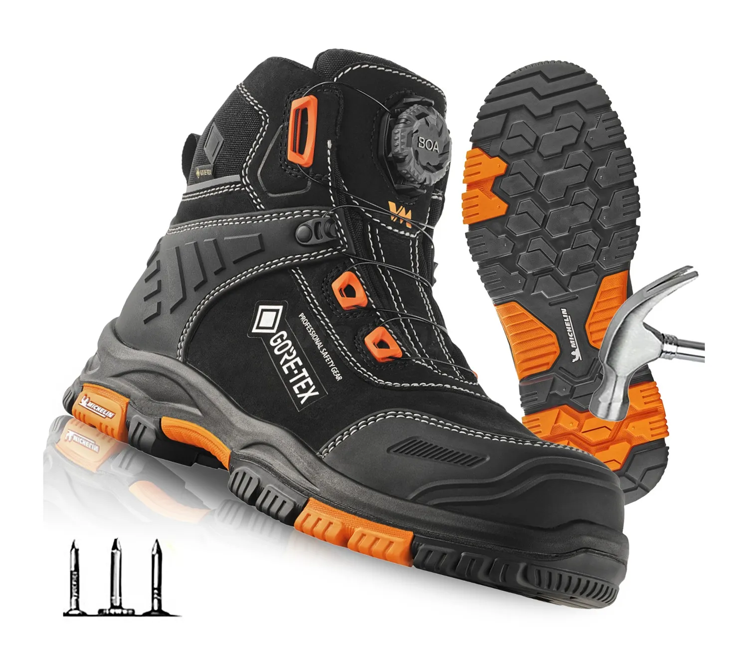 Buty robocze - Buty Puma Cascades Mid S3 63.021.0 : NOMEX