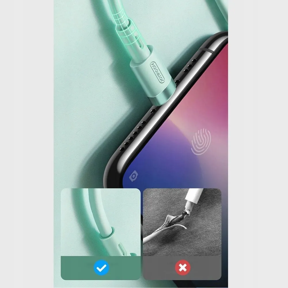 kabel-joyroom-silicone-data-cable-usb-apple-lightning-2-4a-1-2m-czarny