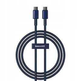 kabel-baseus-tungsten-gold-usb-c-usb-c-100w-1m-granatowy
