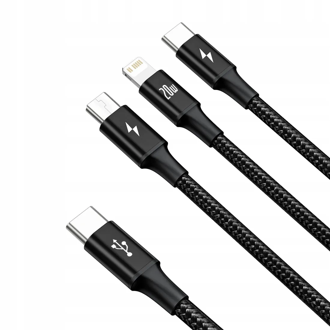 kabel-baseus-rapid-series-3w1-usb-c-usb-c-lightning-micro-usb-1-5m