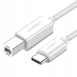 kabel-ugreen-us241-usb-c-usb-b-2-0-do-drukarki-skanera-1-5-m-bialy