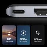 hub-ugreen-cm380-2xusb-c-hdmi-2xusb-3-0-sdtf-usb-c-pd-szary-stan-nowy-certyfikat-ce