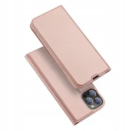 dux-ducis-skin-pro-kabura-etui-pokrowiec-z-klapka-iphone-13-pro-max-rozowy