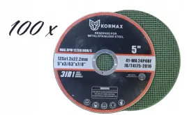 tarcza-do-ciecia-stali-nierdzewnej-inox-do-metalu-125x12mm-kormax-100szt