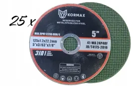 tarcza-do-ciecia-stali-nierdzewnej-inox-do-metalu-125x12mm-kormax-25szt