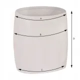 spodniczka-mini-biala-m-stan-nowy