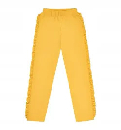 spodnie-z-falbanka-musztardowe-98