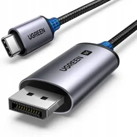kabel-ugreen-cm556-ze-zlaczami-usb-c-i-displayport-8k-o-dlugosci-3-m-szar