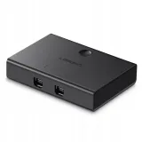 ugreen-switch-przelacznik-2x-usb-b-usb-a-czarny-30345-stan-nowy