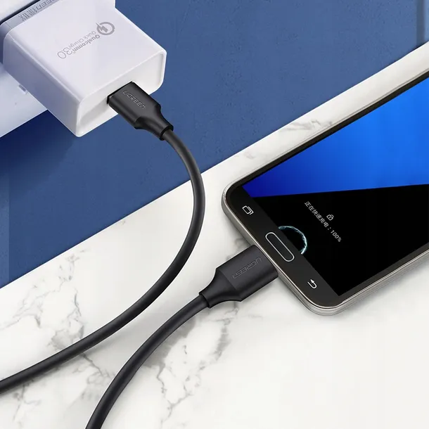 kabel-ugreen-us130-10843-usb-a-3-0-micro-usb-b-2m-czarny-waga-z-opakowaniem-0-098-kg