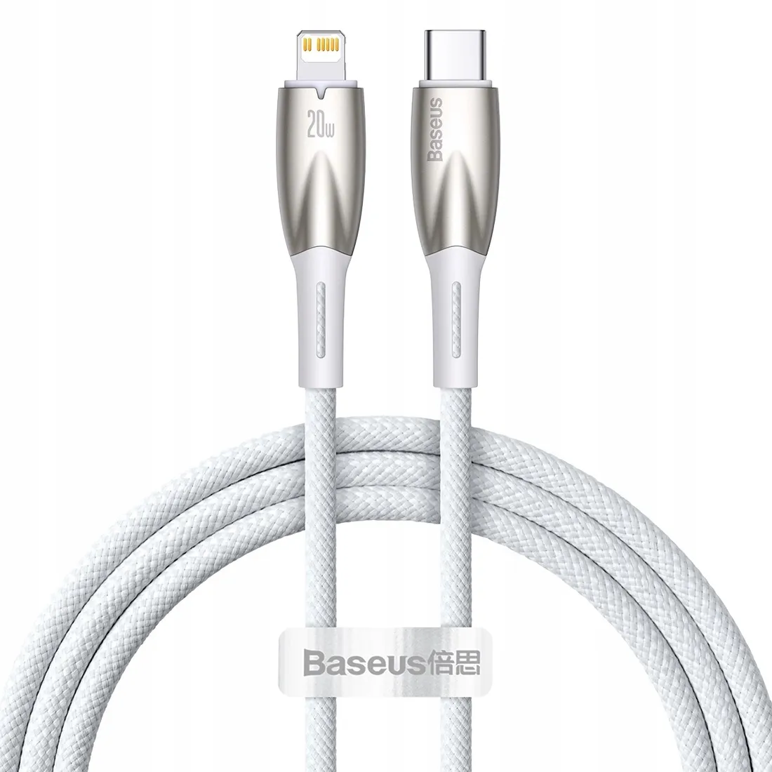 kabel-baseus-lightning-usb-c-pd-20w-480mb-s-1m-bialy-stan-nowy