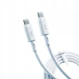 kabel-3mk-hyper-silicone-cable-usb-c-usb-c-60w-3a-bialy-kolor-bialy