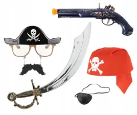pirackie-rekwizyty-do-fotobudki-szabla-opaska-czapka-okulary-strzelba-pirat