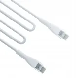 kabel-3mk-hyper-silicone-cable-usb-c-usb-c-60w-3a-bialy-dlugosc-przewodu-1-m