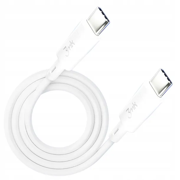 kabel-3mk-hyper-silicone-cable-usb-c-usb-c-60w-3a-bialy-konstrukcja-plaski-przewod