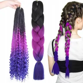 warkocz-dlugie-doczepiane-wlosy-kolorowe-warkoczyki-syntetyczne-zywe-ombre