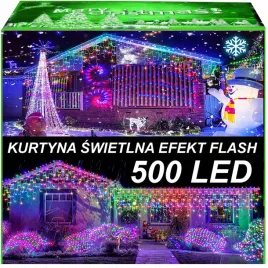 500-led-kurtyna-swietlna-lampki-choinkowe-sople-biale-zimne-flash-dekoracja