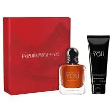 giorgio armani emporio armani - stronger with you intensely woda perfumowana 50 ml   zestaw  