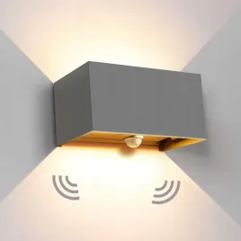 kinkiet-scienny-kingwei-20w-led-3000k-ip65-szary-podwojny-gora-dol-zewnatrz