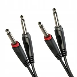 kabel-audio-2-x-jack-6-3mm-2-x-jack-6-3mm-mono-3m-roxtone-sacc100l3