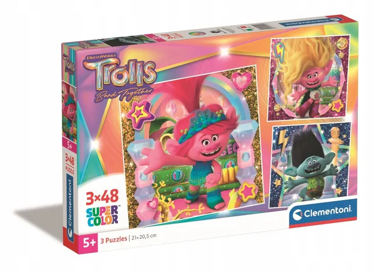 puzzle-3x48-super-kolor-trolls-3-kod-producenta-8005125252923