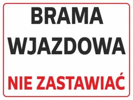 naklejka-brama-wjazdowa-nie-zastawiac-20x15-cm
