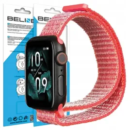 beline-pasek-do-apple-watch-nylon-38-40-41mm-rozowy-hot-pink-case