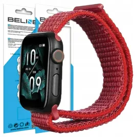 beline-pasek-do-apple-watch-nylon-38-40-41mm-do-zegarka-wymienny-czerwony
