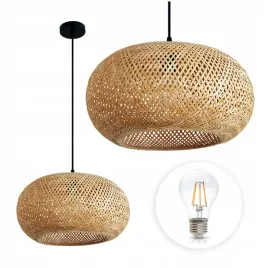 zestaw-lampa-wiszaca-bambusowa-pleciona-boho-komplet-zarowka-7w-e27-ciepla