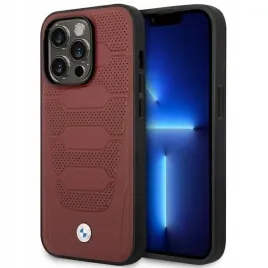 etui-bmw-leather-seats-pattern-magsafe-na-iphone-14-pro-max-burgundowe