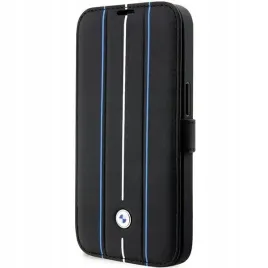 etui-bmw-leather-stamp-blue-lines-na-iphone-14-pro-czarne