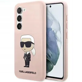 etui-karl-lagerfeld-silicone-ikonik-na-samsung-galaxy-s23-rozowe