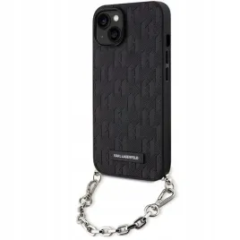 etui-karl-lagerfeld-saffiano-monogram-chain-na-iphone-14-czarne